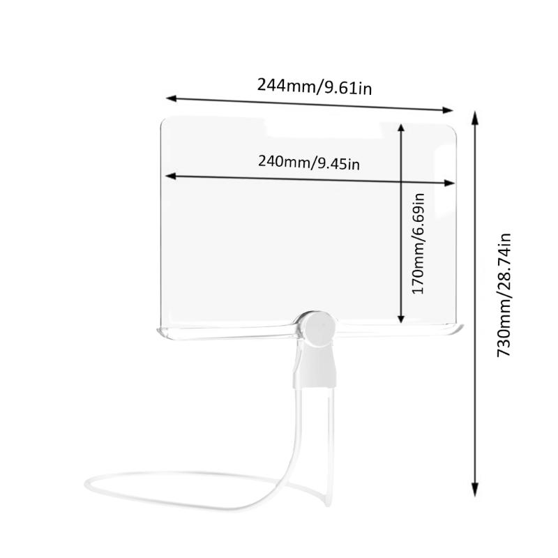 3X Handsfree Magnifying Glass for Reading Neck Wear Magnifier Flexible Magnifier with LED for Senior Repair