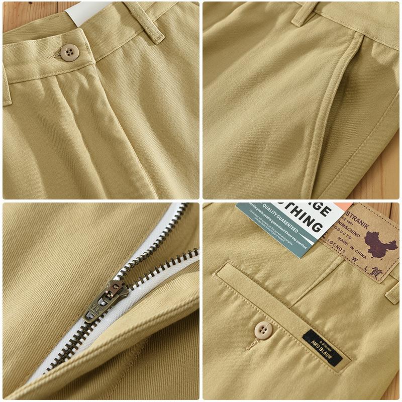 Winter Warm Pants Japanese Style Men's Pants Daily Casual Fleece Pants Straight Gray Pants Simple Thicken Men Trousers