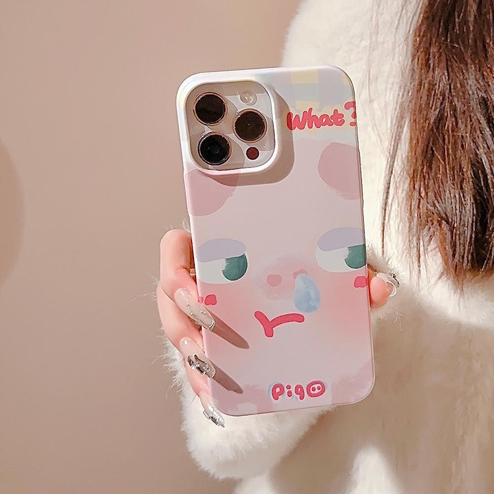 Rosa Schweinchen für 17ProMax für Apple Handyhülle für IPhone11 Lustig und Niedlich 15 Folie 16 Matt 13