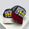 And Women 3D With Printed Pattern Letter Print Smiling Face Baseball Caps Color Contrast Sun Protection Hip Hop Air Permeable Trucker Caps Mesh