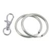 Double Silver Rings 2 Pieces and Silver Carabiner Keychain 1 Piece