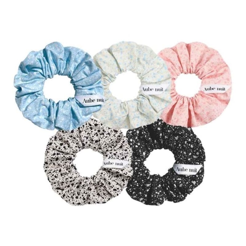 Aube Nuit C Line Sandy Series Hair Scrunchie Sandy Pink M