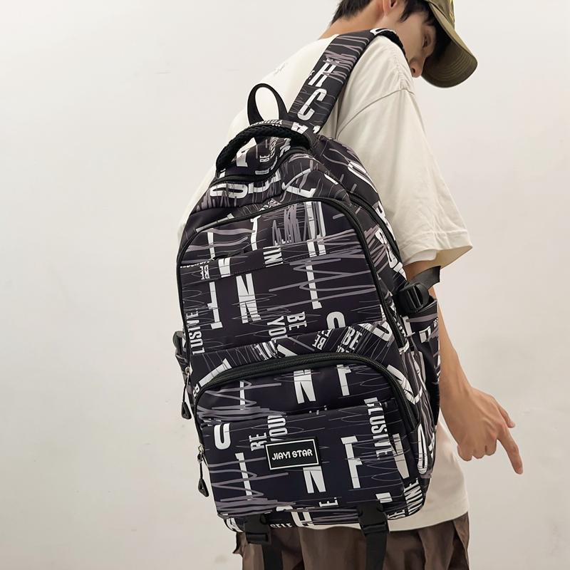 Рюкзак для пары с буквенным принтом — фото 6