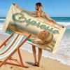 Sabrina Print Beach Towel, Large Soft Quick Dry Towel for Beach Camping Swimming