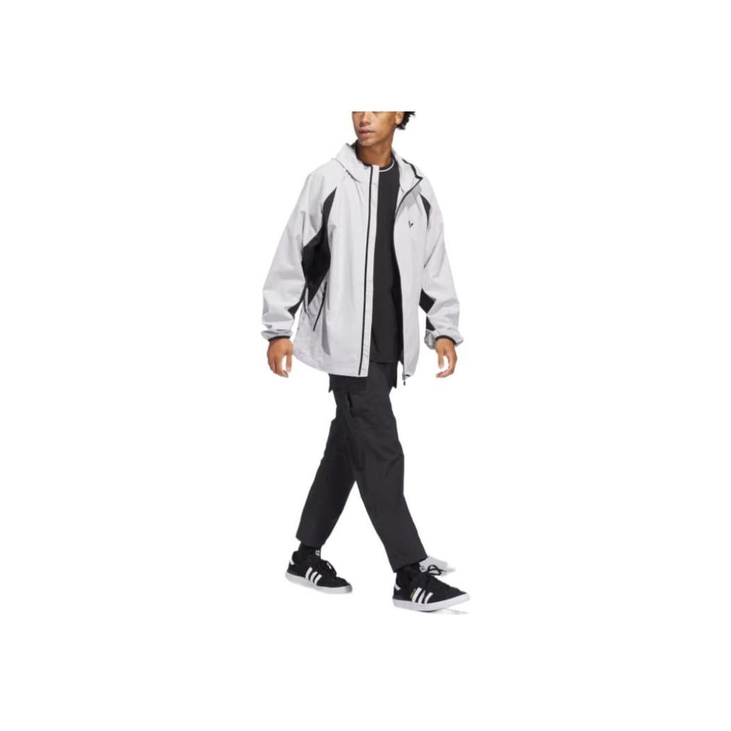 adidas Skateboarding Premiere Cordura Casual Sports Comfortable Breathable Lightweight Jacket Unisex Jacket Gray JN3969