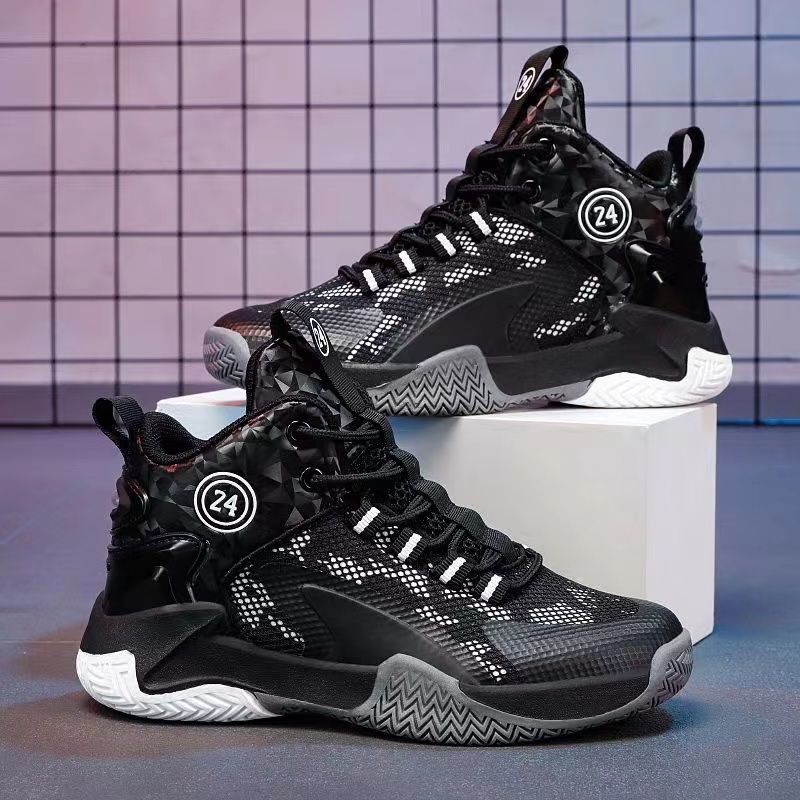 Kobe tatsächliche Basketballschuhe Herren Herbst Mesh atmungsaktiv Sportliche trendige Schuhe verschleißfest und rutschfest Grund- und Sekundarschulkinder Snea