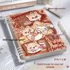 PVC A5 Waterproof Planner - Meow Fun Time Notebook with Transparent Soft Cover, Safe for Hands, Ideal for High School Students