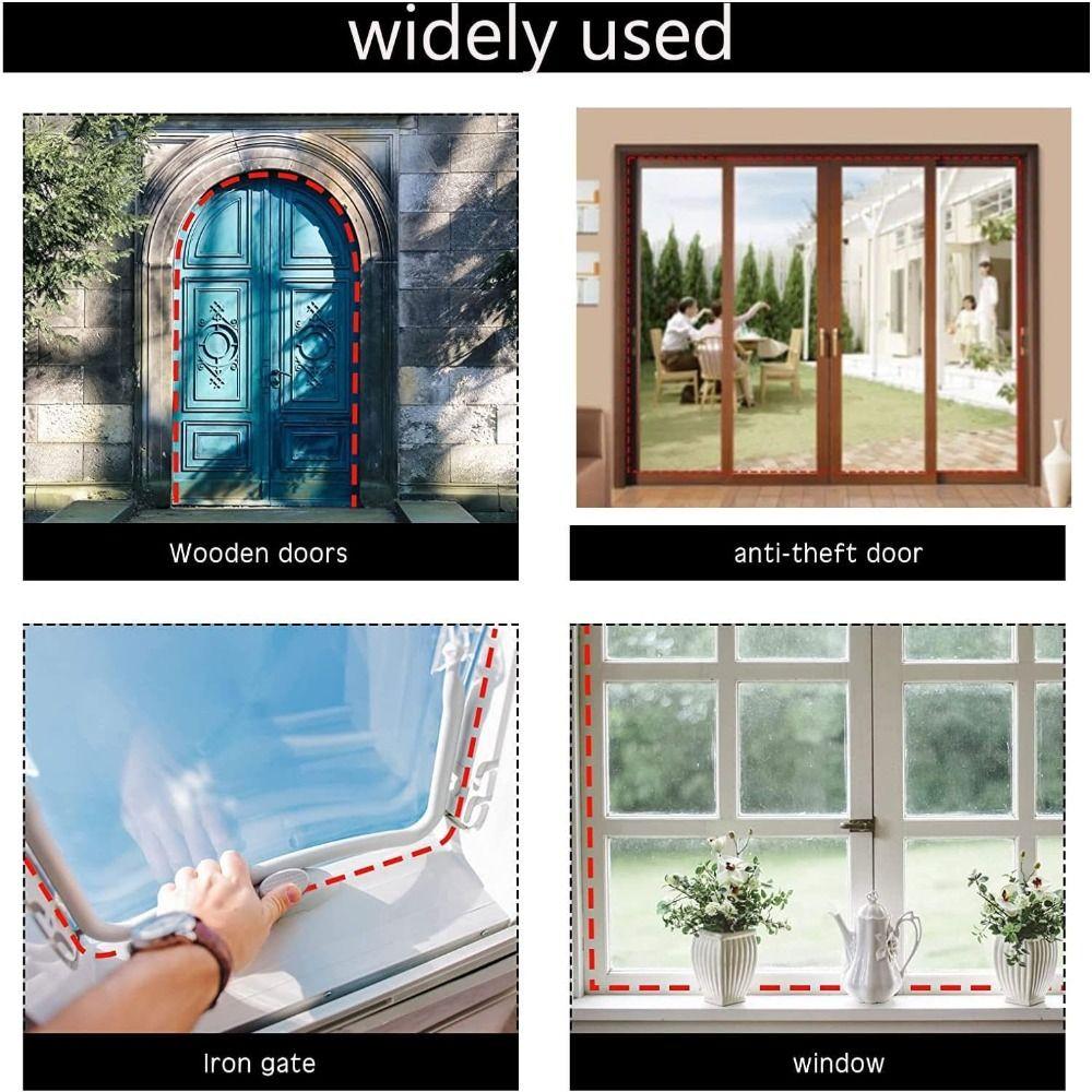 Těsnění dveří proti povětrnostním vlivům ve tvaru D Černé těsnění dveří Páska proti hluku Dveře a okna