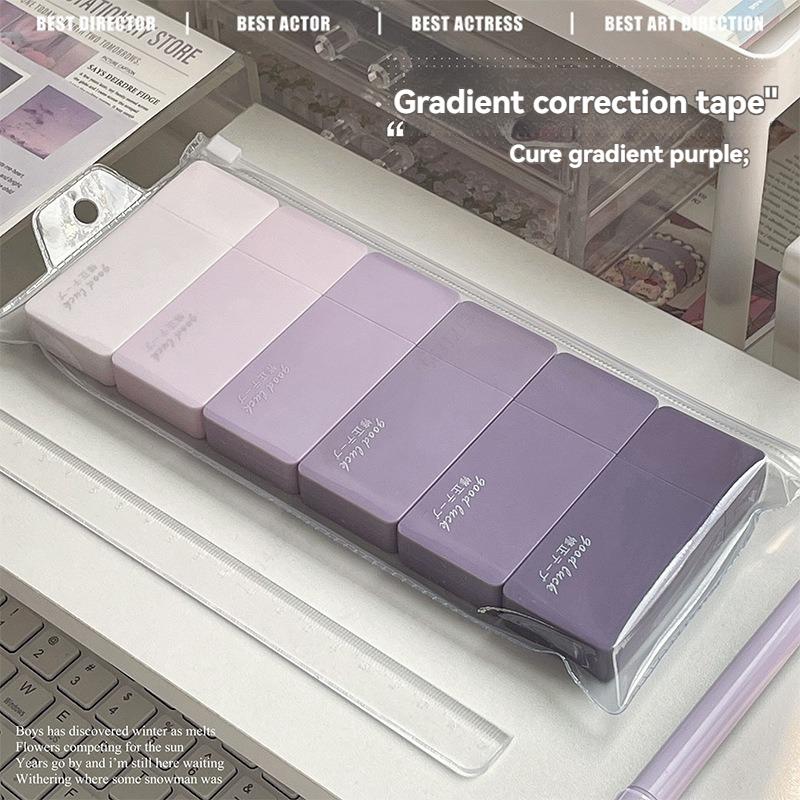 Xiaomi 1 Set/6 Piece Cute Kawaii Macaron Correction Tape Altered Tools School Office Corrector Stationery Kids Sweet Back To School