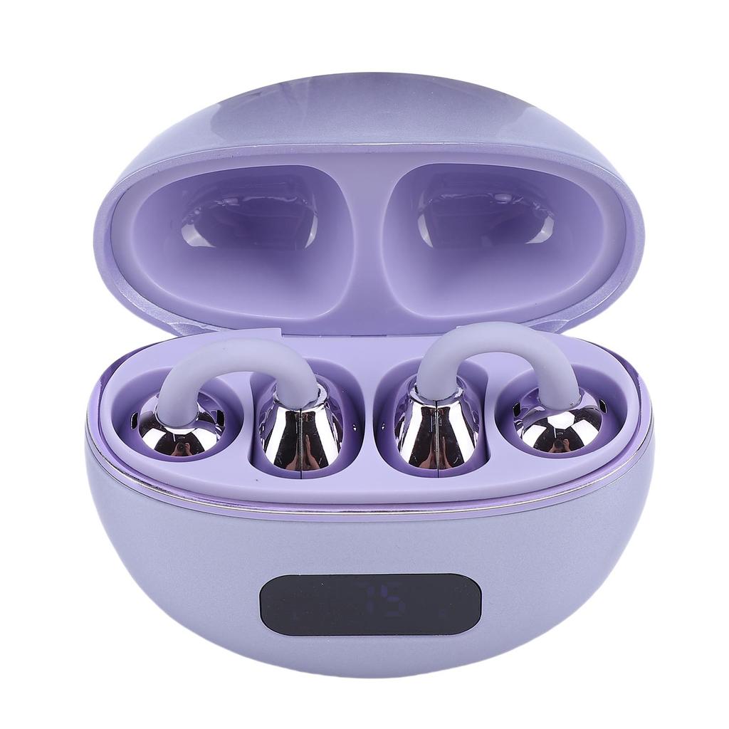Wireless Bluetooth Earbuds LED Digital Display HiFi Touch Control Ear Buds with Noise Canceling Mics for Cycling