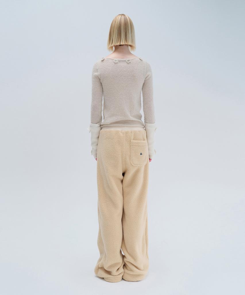 Daiaegeuneol Alpaca Applique Knit (Beige)