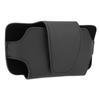 Sun Visor Storage Compatible with Glasses and PU Slim Design for Car Organization Clip-on Holder, Smartphones, Leather, (Black)