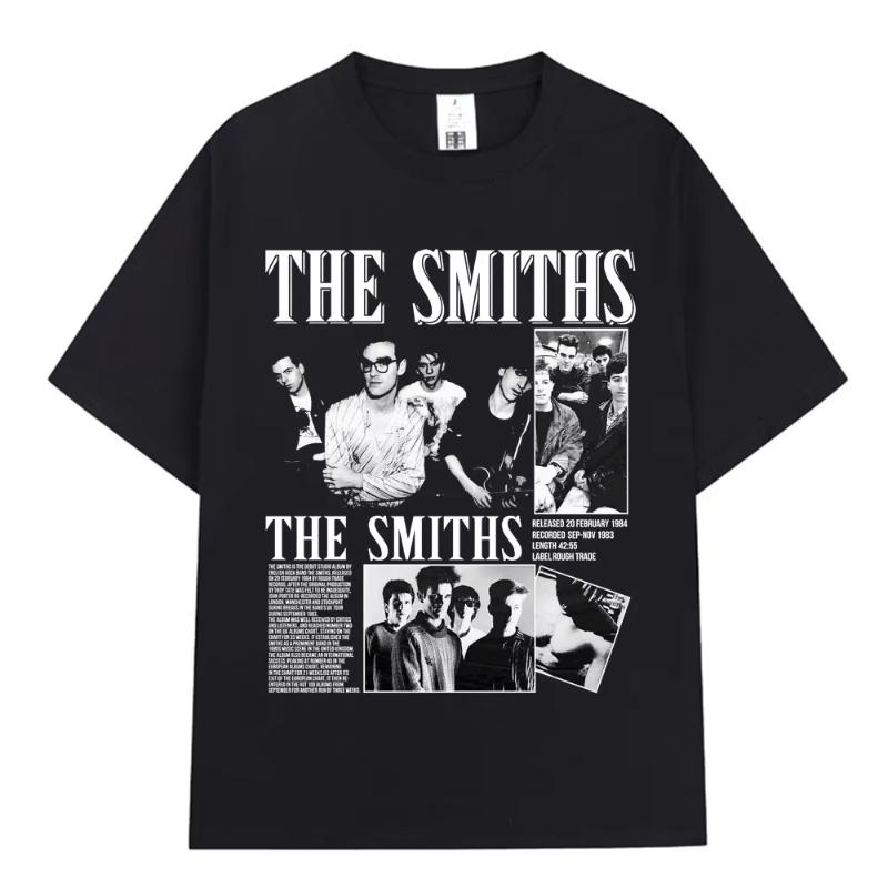 The Smiths The Queen Is Dead Maglietta Anni '80 Indie Morrissey Maglietta Oversize Vintage Punk Rock Band Magliette Streetwear Unisex