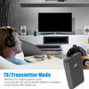 Wireless Bluetooth-compatible 5.0 Transmitter Receiver Rechargable 3.5mm Aux Port Hifi Music Audio Adapter For Tv Pc Car Speaker