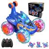 Cool Shark RC Car Toys for Boys 3+:Remote Control Cars -360°Rolling Twister with Lights Outdoor Birthday Gift for KidsToddler