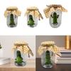 Pickle In Jar Statue Artwork Resin Figurine for Living Room Cabinet Indoor