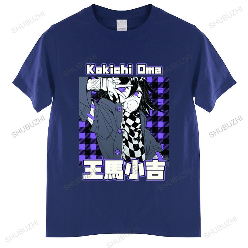 

Популярная Danganronpa V3 Killing Harmony Ома Кокичи Принт Модная Удобная Футболка с Коротким Рукавом Повседневная Хлопковая Аниме Футболка 4XL