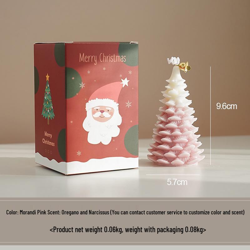 Christmas Tree Candle Gift Box Set - Aromatherapy Ornaments for Birthdays & Parties