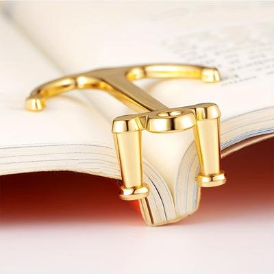 1 Stück Stylisches Anker-Metall-Lesezeichen - Langlebiger Seitenhalter für Leser, Perfektes Geschenk oder Büroaccessoire, Schulbüromaterial