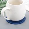 1pcs Waterproof Pu Leather Coaster Heat Resistant Round Cup Coaster Cup Mat Tableware Mat Bowl Placemat Home Tableware Decor