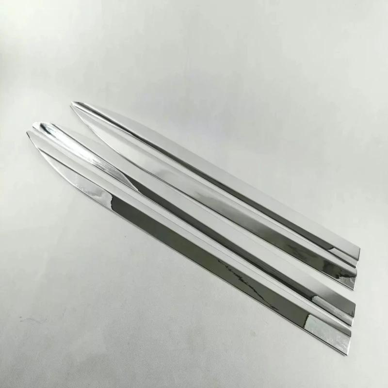 For Toyota Alphard 30 Series 2016- ABS Carbonfiber  Car Side Door Body Molding Anti-scratch Protector Side Strip Accessories
