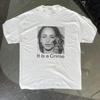 Retro styl Píseň Sade Je to zločin Bílé tričko Unisex tričko Letní Unisex Ležérní Módní tričko