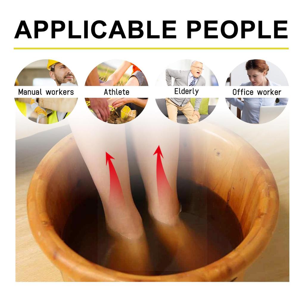 5pcs Joint Care Foot Bath Pack Relieve Shoulder, Neck, Lumbar and Wrist Joint Pain and Discomfort Care Foot Bath Pack