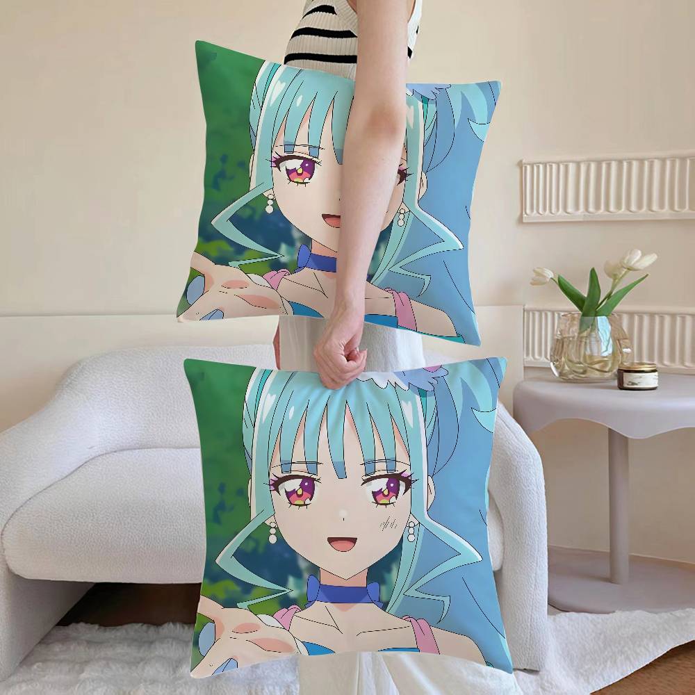 Nekoyashiki M-Mayu Pillow Case Sofa and Living Room Decorative Cushion Covers Dust-proof and Mite-proof Invisible Zipper