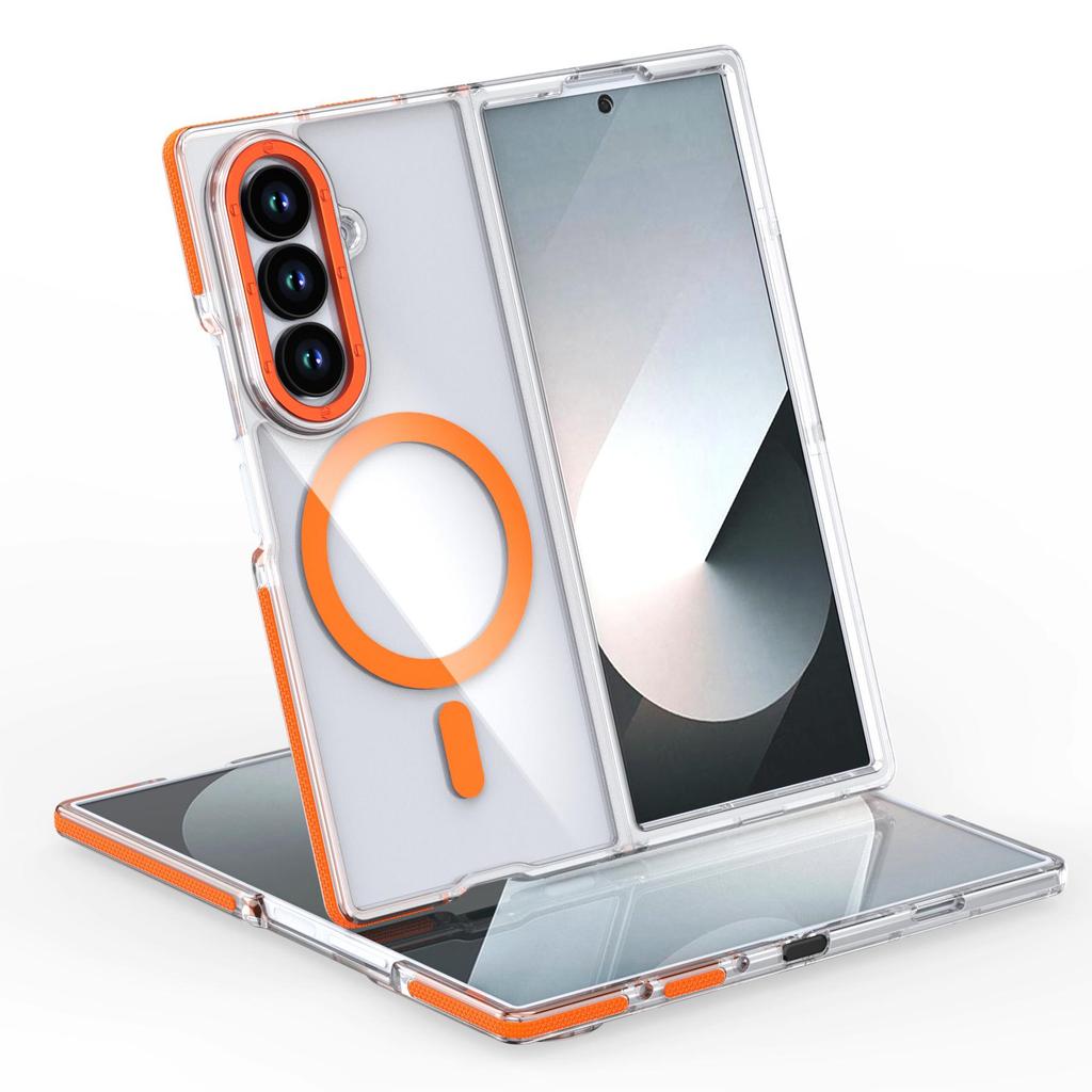 Samsung Z Fold7/Z Flip7 Transparente Magnetische Schutzhülle - Sturzsicheres Design