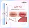 Floria Rainbow Bubble Series Double-Ended Lip Liner and Lip Gloss Pen New Product Lipstick Lip Glaze To Outline and Enhance Lip Shape