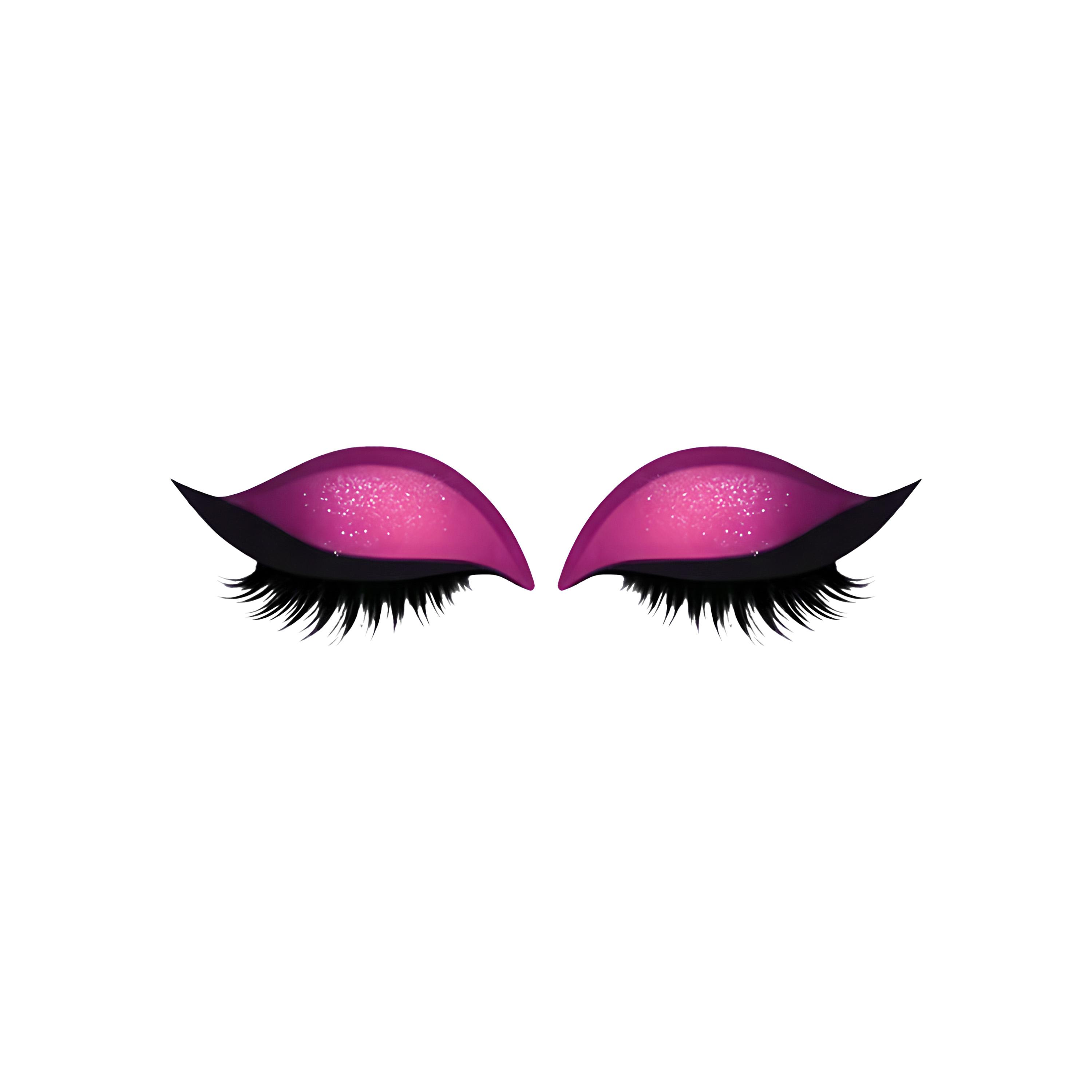 

Ленивые тени для век патч для ресниц, наклейки для макияжа теней для век и ресниц, красочные модные наклейки для линии век, многоразовые наклейки для макияжа глаз 2-в-1 One Size розовый