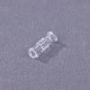 10Pcs Leak Proof Double Helix Medical Sterile Luer Lock Adapter Transparent Plastic Syringe Connector For Veterinary Medical