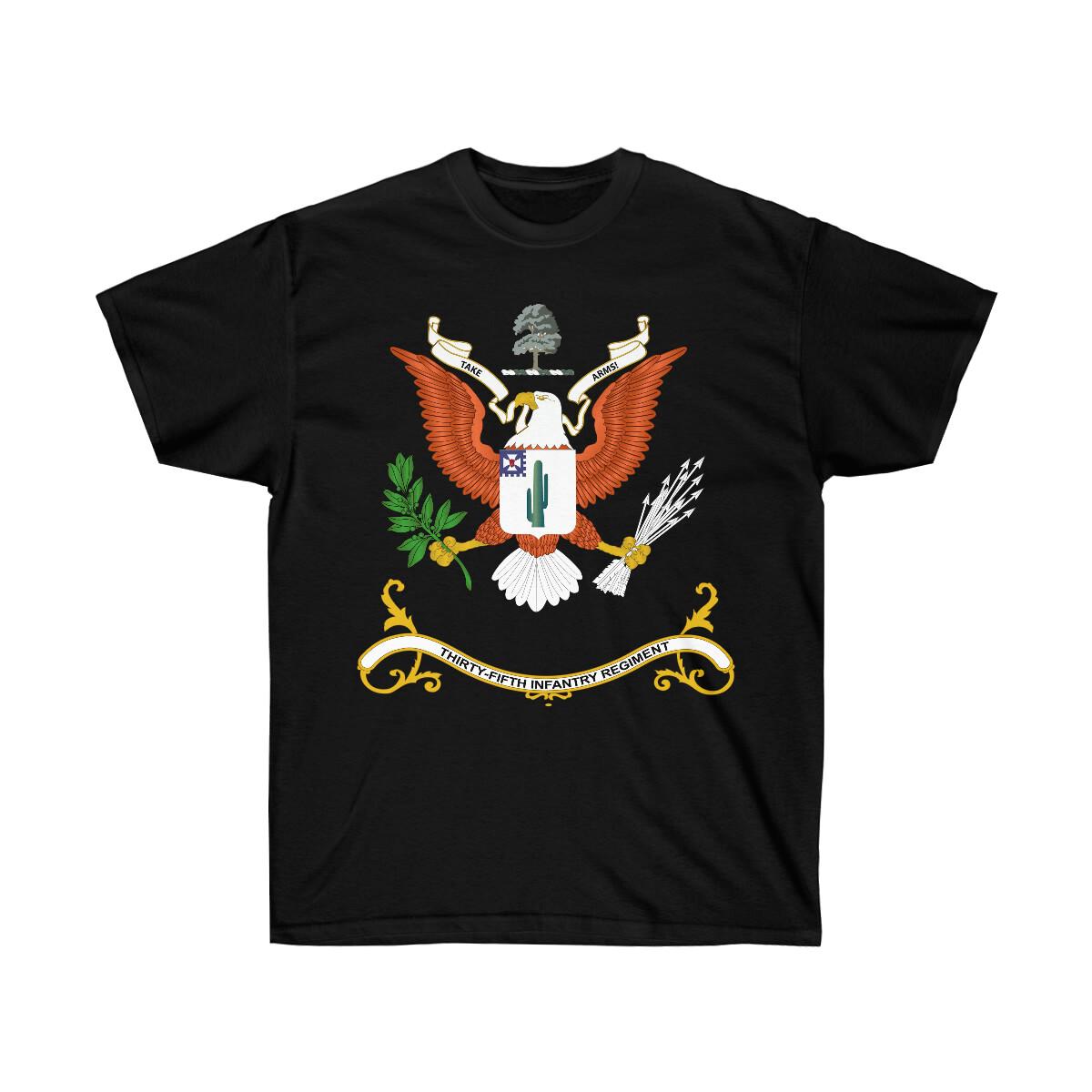 Classic - Ultra Cotton Tee - 35th Infantry Regiment - TAKE ARMS! X 300 Unisex T-Shirt S