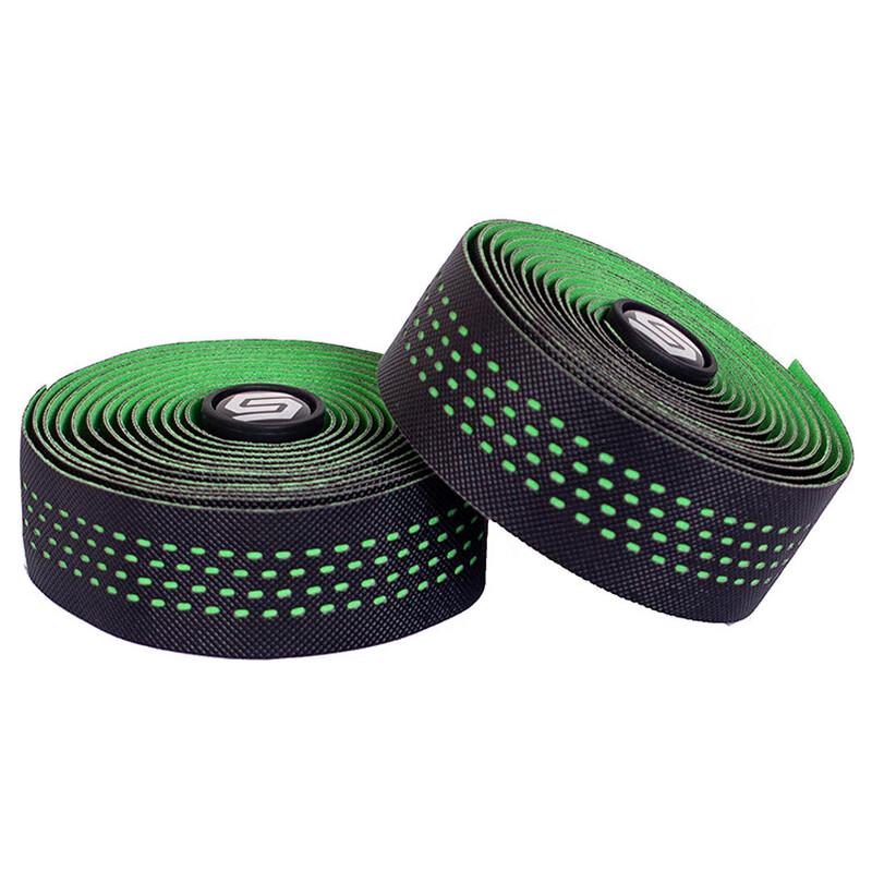 Двухцветная перфорированная кожаная лента Lishi для руля велосипеда One Size