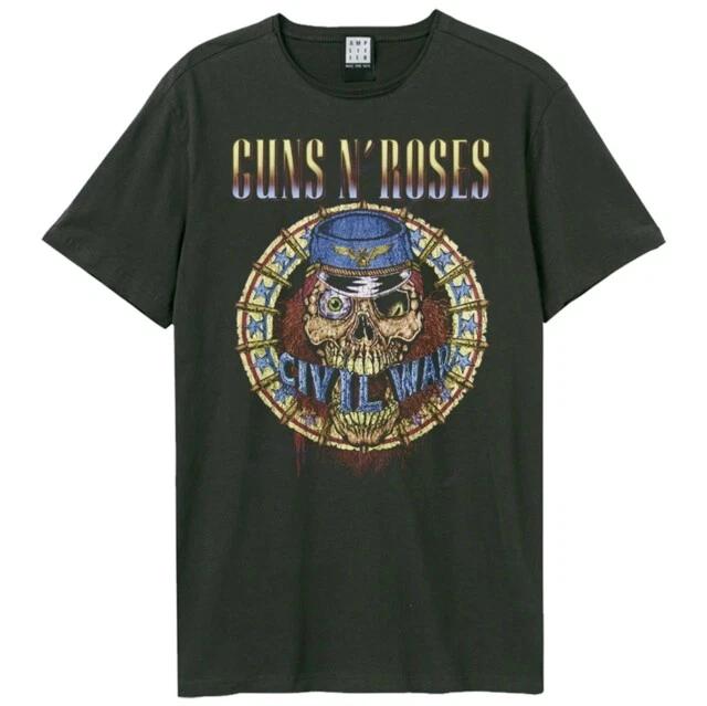 

Guns N Roses Civil War Amplified Vintage Charcoal T Shirt XL