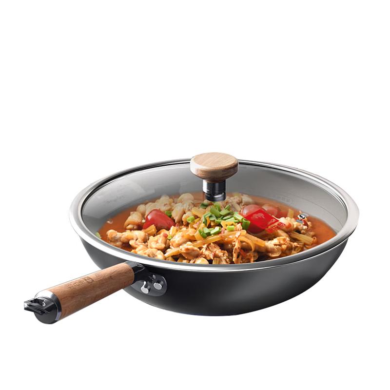 KOBACH KGL-C34T Bionic Non-Stick Iron Wok