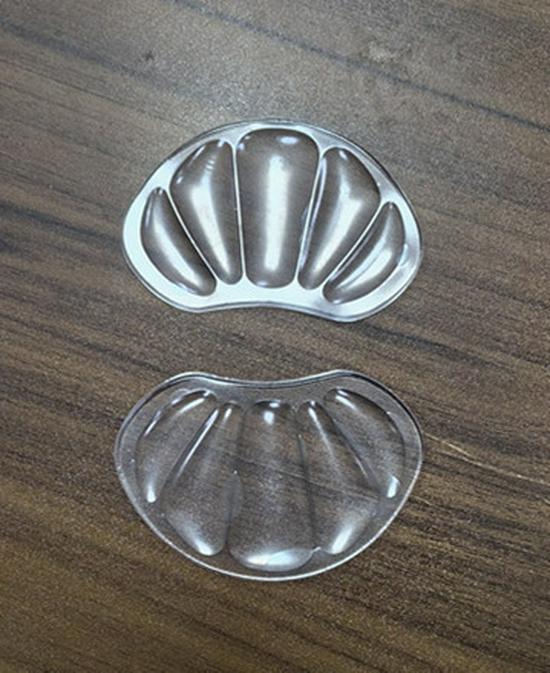 Women's Silicone Anti-Wear Heel Stickers: Thickened Half Insole to Adjust Shoe Size for Loose High Heels