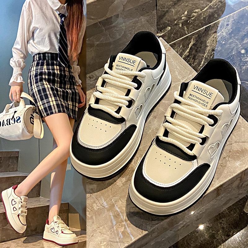 Winter Shoes Women Casual Female Sneakers Clogs Platform Modis All-Match Wedge Basket 2024 Creepers Cute Sports New Small