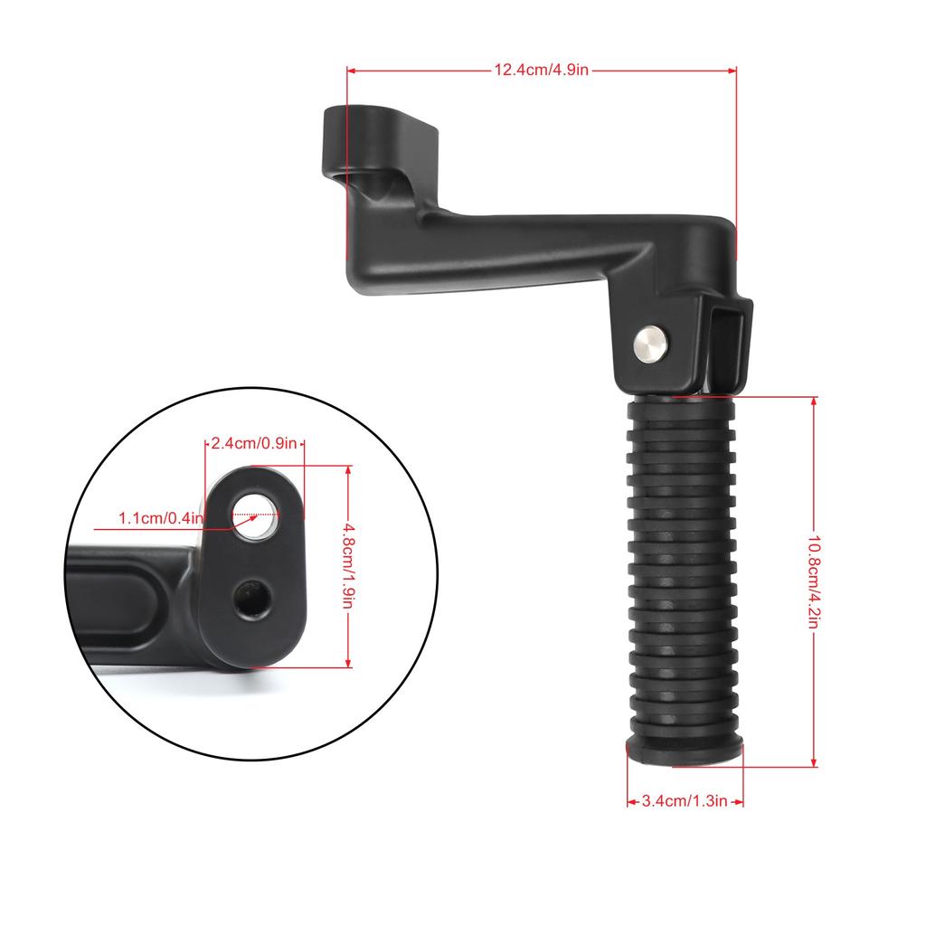 For Indian Chief Vintage 2014-2025 Chieftain Roadmaster Dark Horse 2016-2025 Folding Rear Passenger Foot Pegs Footrest Pedal