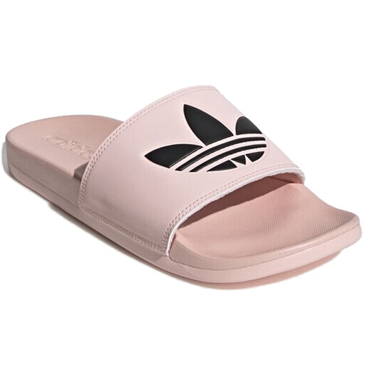Adidas Originals Adilette Lite Comfortable Simple Rubber Sole Stitched Non-Slip Slide Sandals Women Footwear Pink EG8682