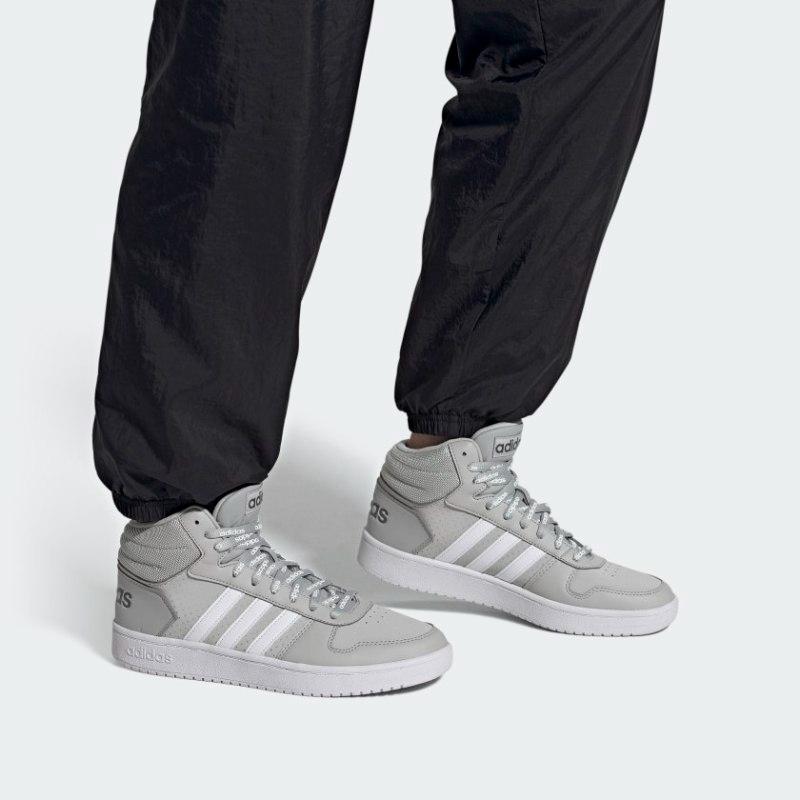 Adidas Hoops 2.0 Mid 'Grey' Sneakers FW4477
