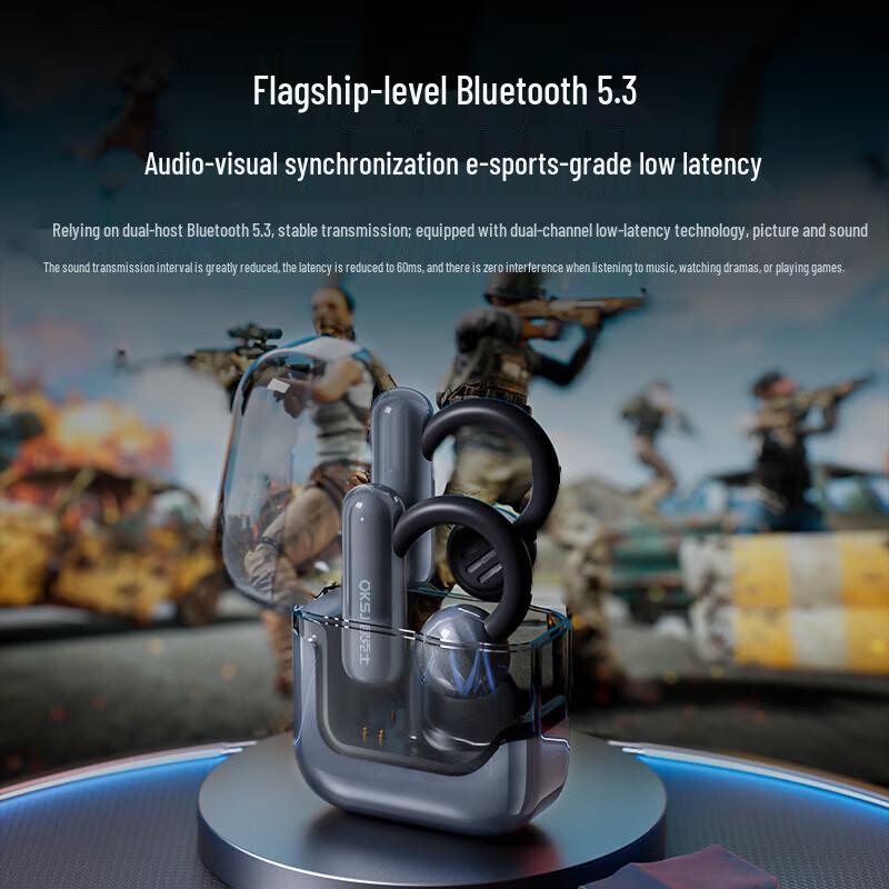 Oukesi B6 Bone Conduction Ear-hook Bluetooth Headset