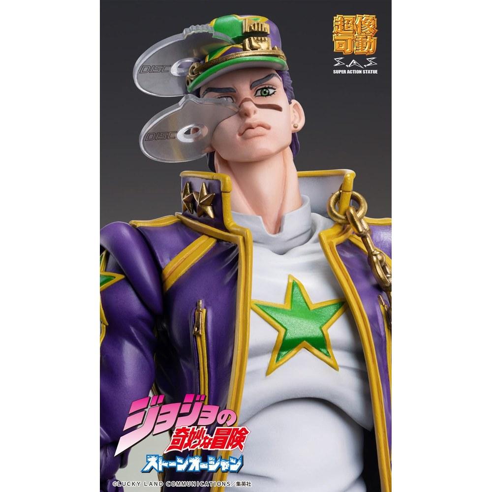 Medicos Super Action Statue JoJo's Bizarre Adventure Part 6 Stone Ocean Jotaro Kujo 170mm PVC ABS POM Movable Figure