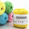 Hand-Knitted Colorful Pure Cotton Baby Yarn for DIY Clothing Accessories