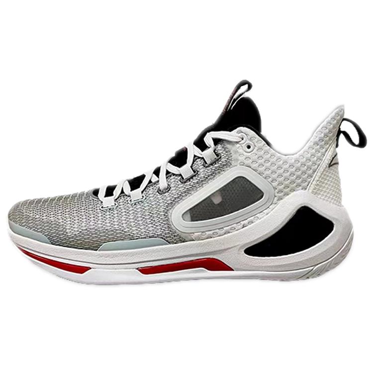 New ANTA Basketball Seires Sneakers 'Grey Black Red' 512210501-1