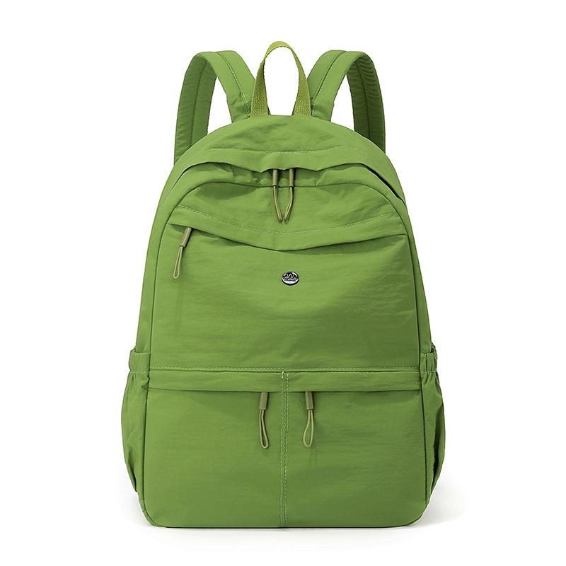 Schoolbag New Fashion Lightweight Backpack Women's Large Capacity Leisure Commuter Travel Backpack Simple and Versatile College Student School Bag