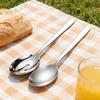 Stainless Steel Serving Spoon Elegant Buffet Utensil Heavy-Duty Slotted Spoon for Serving Commercial Grade Restaurant Kitchen Scoop