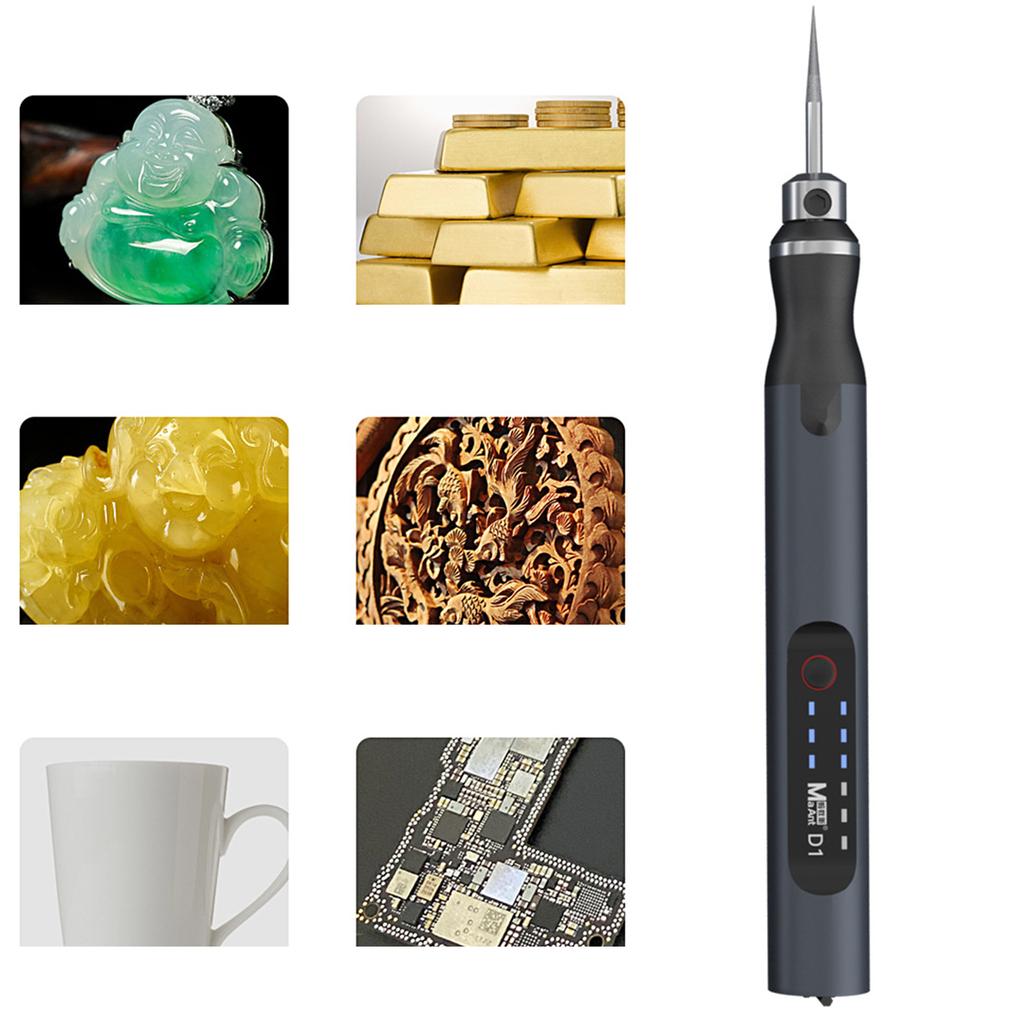 Intelligent Grinding Pen USB Charging Electric Sharpening Pen Rotary Tool Cordless Engraver Pen Wide Applications