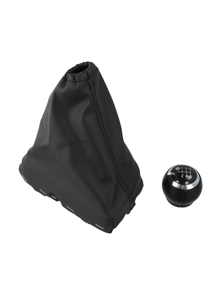 High Performance 6 Speed Leather Gear Shift Knob and Dust Cover for Toyota Cars