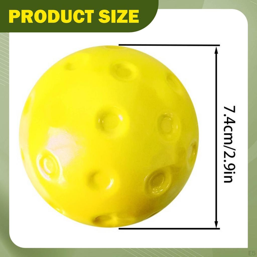 4 Pickleball Balls (74 Mm) – Professional Sports for Training, Park, Garage And Tournaments